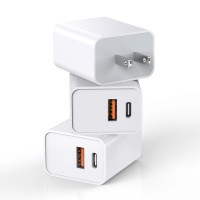 3 Pack Apple USB C Wall Charger,20W iPhone 17/16 Dual Port QC + PD 3.0 Power Adapter Double Fast Plug Charging Block for Apple iPhone 17/17 Pro/16/16 Pro/Pro Max/Plus/15/14/13/12/11/XS/XR/iPad,AirPods